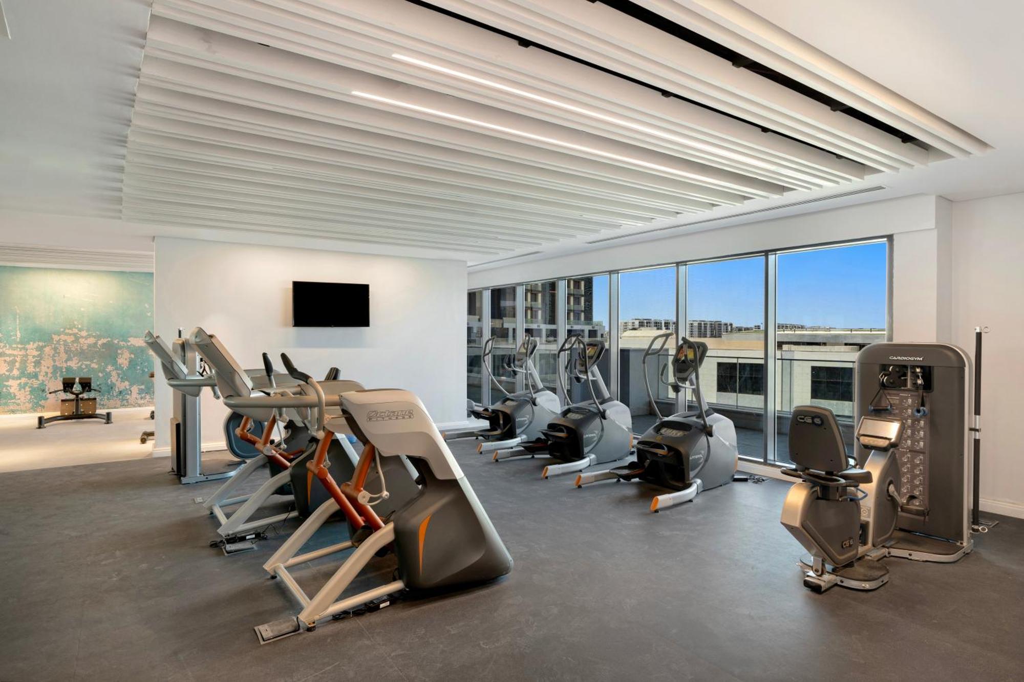 Rixos Premium Alamein El Alamein Exterior foto The gym at the hotel